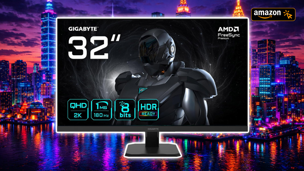 32-Zoll-Display war nie günstiger: Amazon über 40 Euro unter zweitbestem Angebot