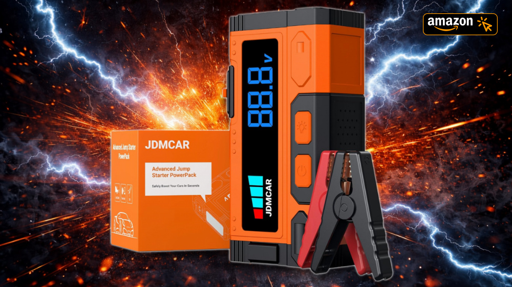 90 % Rabatt und Bestseller: Amazon fegt Starthilfe-Powerbank raus und 800 Stk. sind schon weg