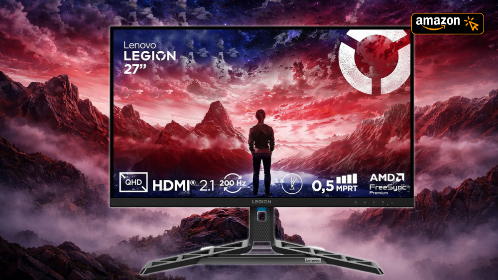 Nur solange der Vorrat reicht: 200-Hz-QHD-Monitor von Lenovo zum Bestpreis unter 180 Euro