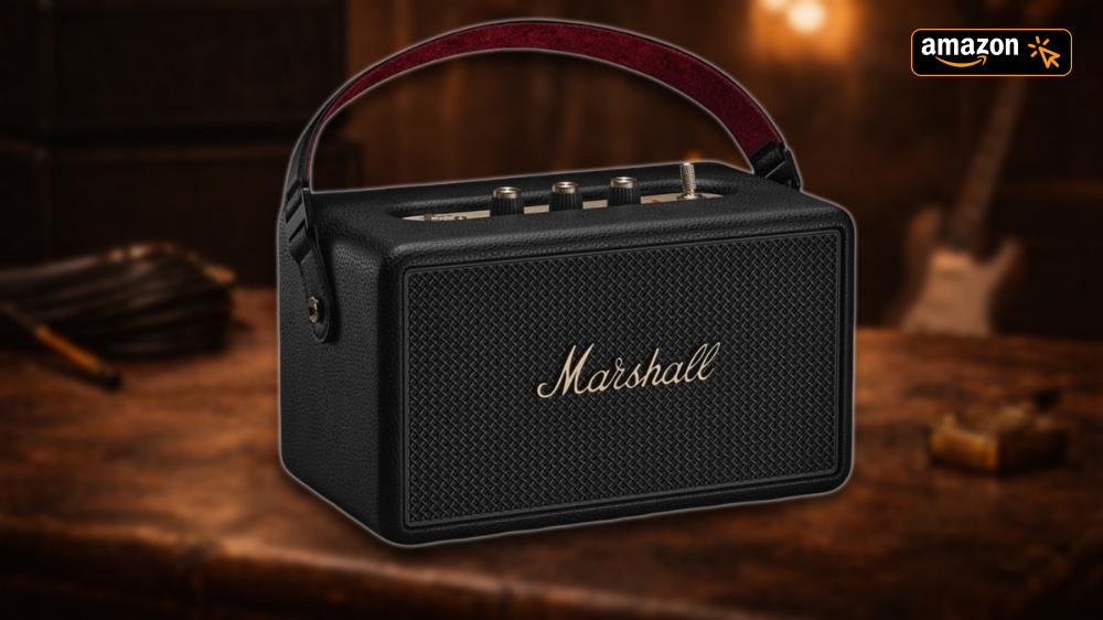 Marshall-Verstärker zum Mitnehmen: Amazon haut Bluetooth-Lautsprecher mit 50h Akku und 70 € Rabatt raus