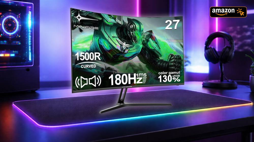 Curved-Gaming-Monitor bei Amazon: 27 Zoll, 180 Hz und 1 ms zum neuen Tiefpreis