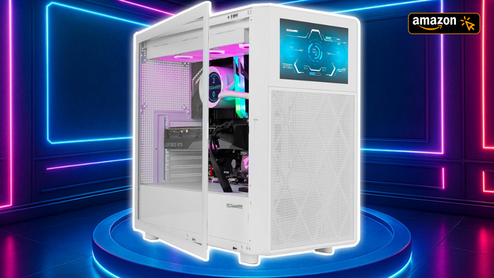 Müsste viel mehr kosten: Midi-Tower mit 8-Zoll-Bildschirm geht für 50 Euro bei Amazon weg