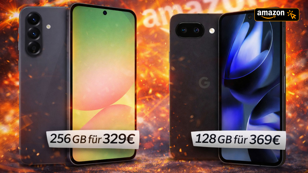 Amazon drückt Top-Smartphones unter 400€: Samsung Galaxy A56 vs. Google Pixel 9a - welches Handy ist der bessere Deal?