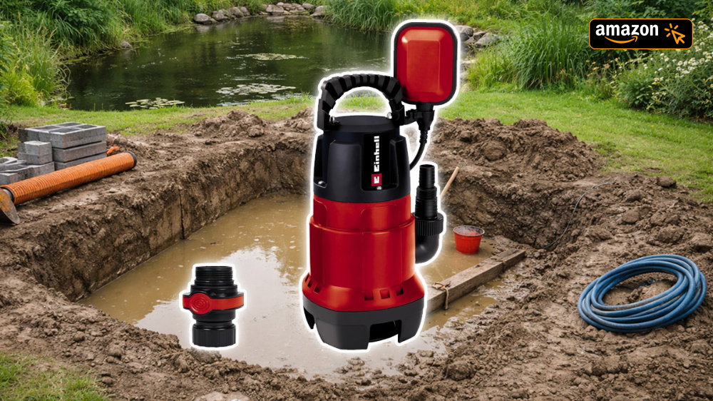 Einhell-Schmutzwasserpumpe: Zu diesem Top-Preis gibt es sie selten bei Amazon