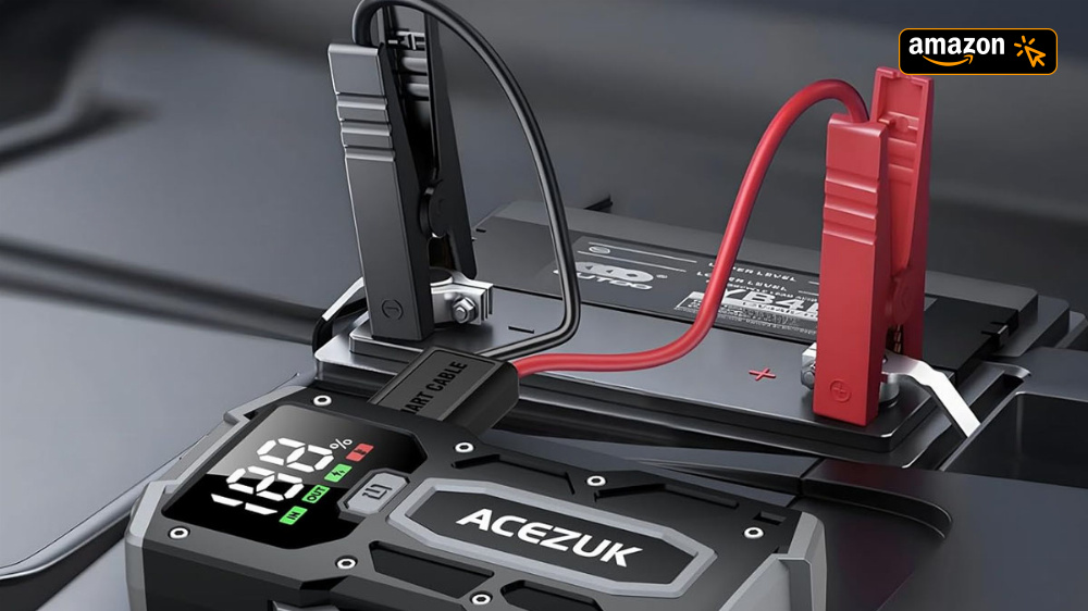 Amazon-Bestseller für Auto-Notfälle stark reduziert: Starthilfe-Powerbank im Preissturz