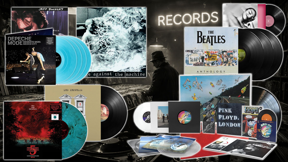 Amazon trommelt Vinyl billiger als sonst raus: Pink Floyd Deluxe, Stranger Things, Aerosmith, Depeche Mode, Beatles, Zeppelin