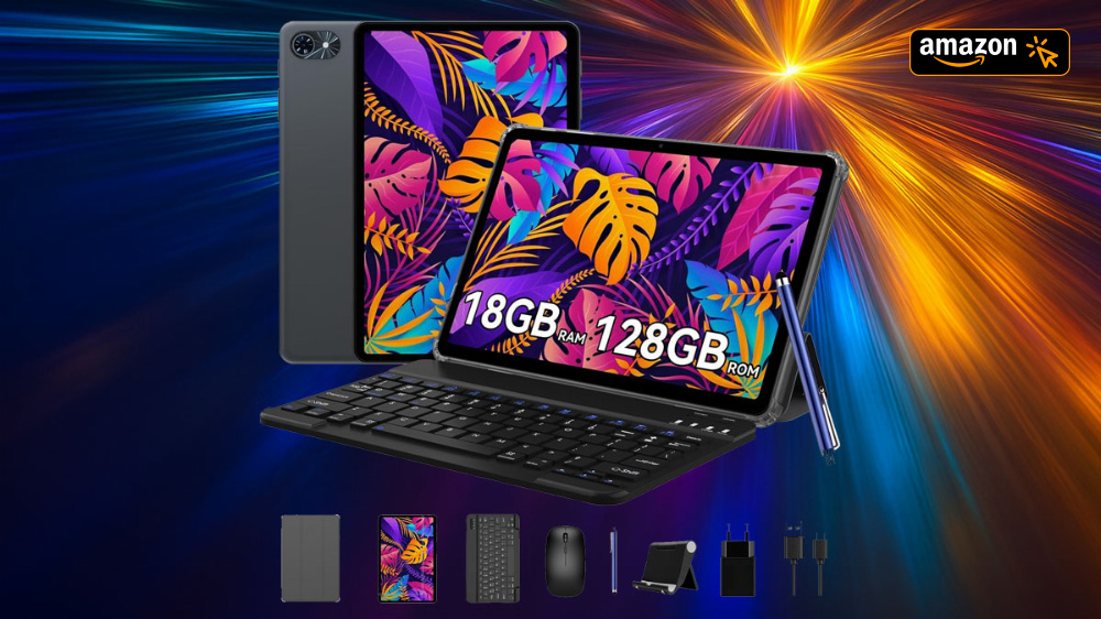 Befristet nur 139,99€ bei Amazon: Dieses 2-in-1-Tablet wird mit Maus und Tastatur zum Laptop-Ersatz (4 Jahre Garantie)