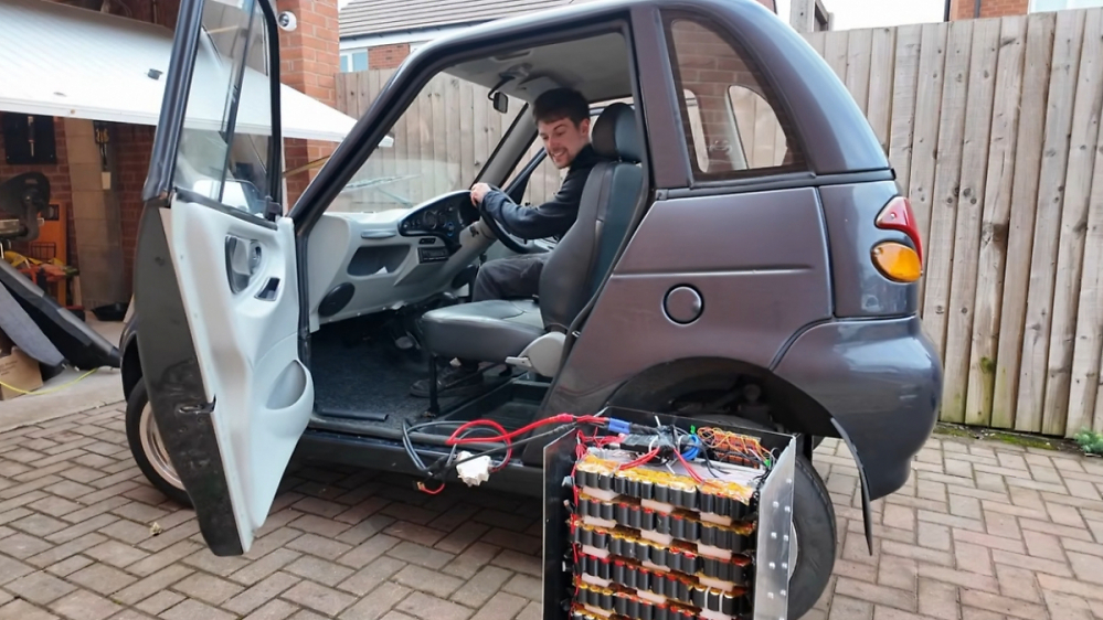 500 Vape-Batterien im Elektroauto: Bastler baut EV mit USB-C-Ladeanschluss