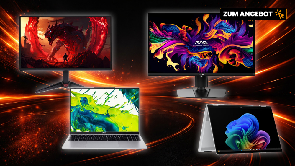 Black Weeks bei nbb.de: Laptops, Monitore und mehr mit bis zu 65 % Rabatt (Update)