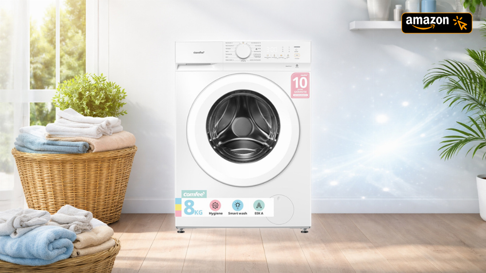 Schnell, sparsam, kompakt: Interessante Waschmaschine bei Amazon im Angebot