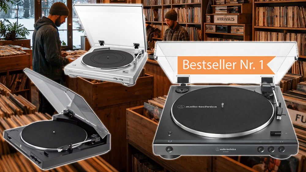 Amazon reduziert Denon, Audio Technica und Dual unter Preisschnitt: Meistgekaufter Plattenspieler mit Bluetooth dabei