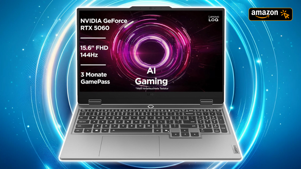 Lenovo-Notebook günstig wie nie: RTX 5060 und Ryzen 7 250 für den schmalen Geldbeutel
