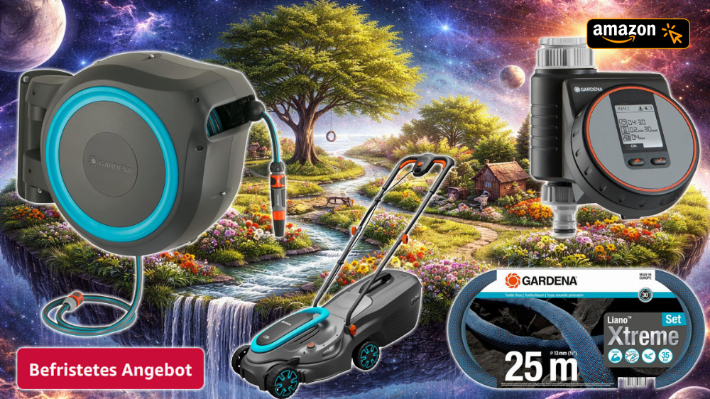 Gilt nicht lange: Gardena Schlauchbox RollUp XL bei Amazon zum Bestpreis - Bewässerungssteuerung u.v.m.