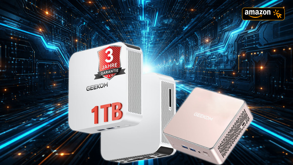 Mini-PC im Sale mit 1 TB SSD, 16 GiByte RAM und Ryzen 5: Geekom A5 Pro 2026 Edition
