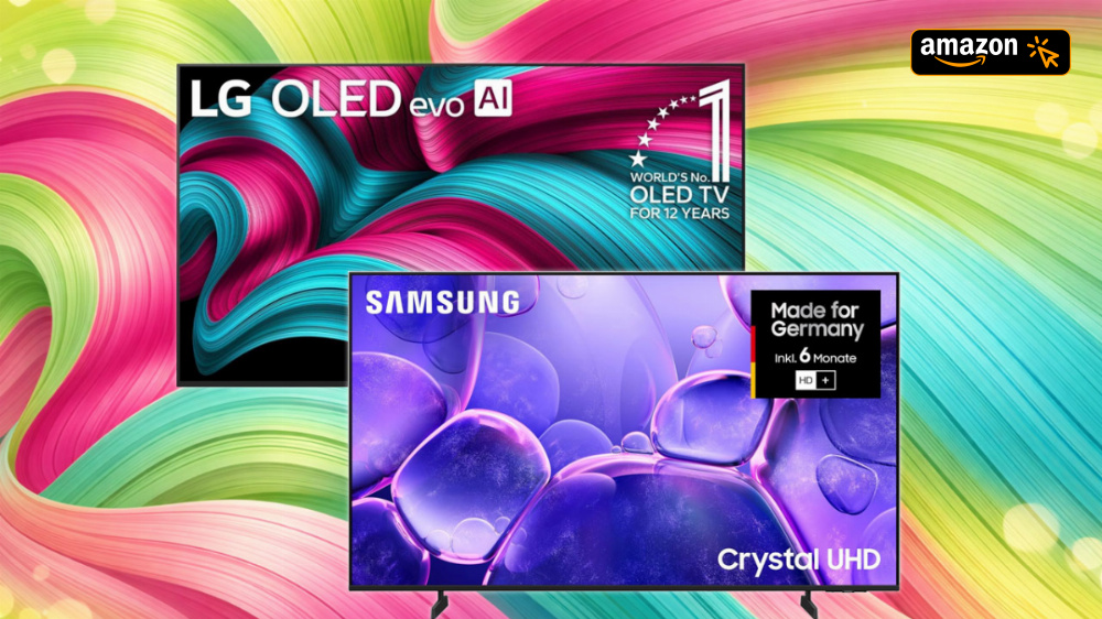 Amazon-Deals: LG OLED, Samsung-TVs ab 274 Euro & HD+ geschenkt (Update)