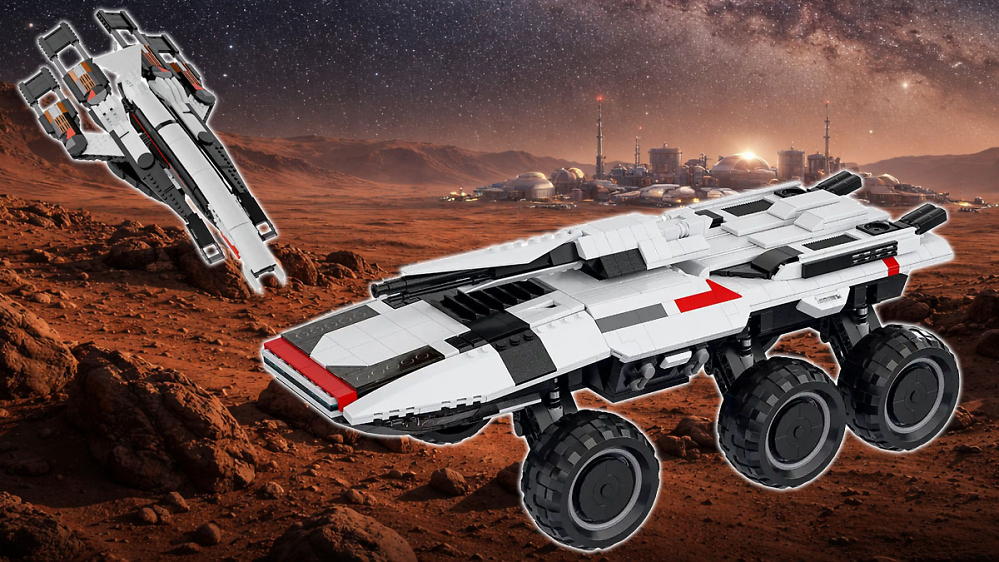1.277 Teile im Handel gelandet: Inoffizieller Mako aus Mass Effect von Lego-Rivale Bluebrixx