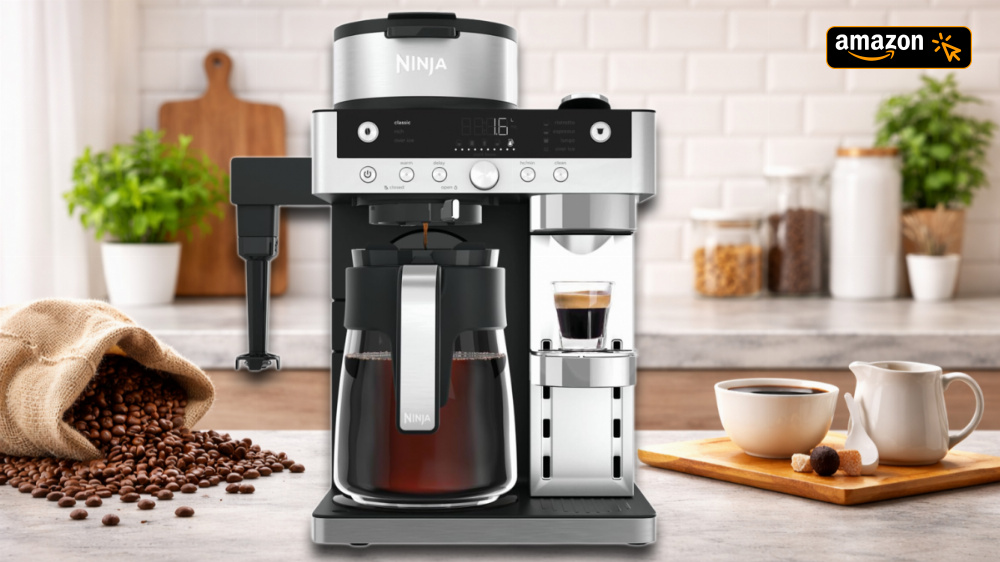 Ninja Prestige für 199,99 € im Amazon-Deal: Neue 2-in-1-Kaffeemaschine für Espresso, Filterkaffee & mehr