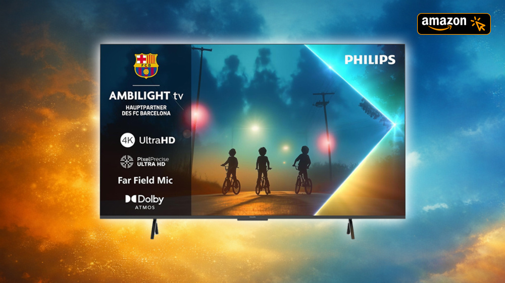 Philips Ambilight-Fernseher stark reduziert: 55-Zoll-4K-TV kostet nur noch 399 Euro
