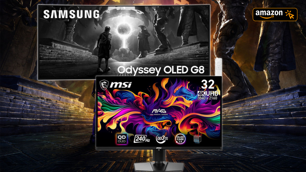 Amazon vs. Computeruniverse: Bestpreise bei OLED-Monitoren (Update)