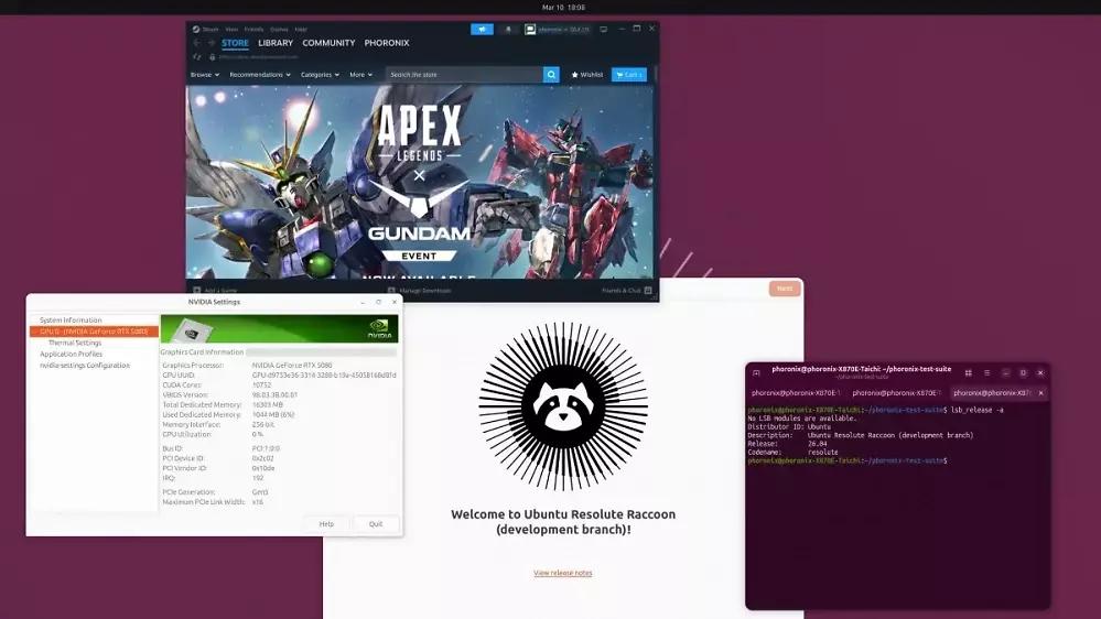 Ubuntu 26.04 LTS: Nvidia Geforce mit mehr Gaming-Performance