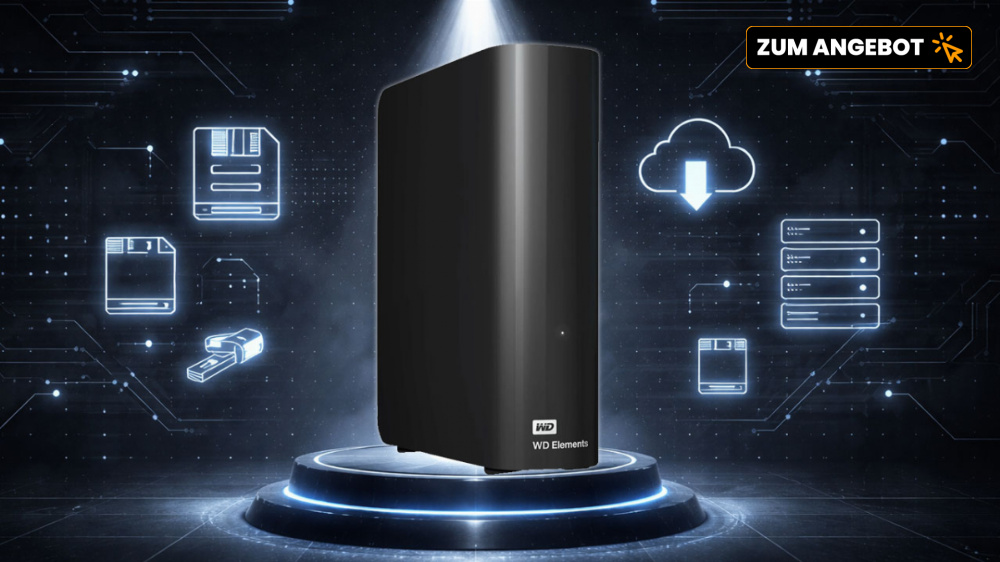 MediaMarkt unterbietet Amazon: Jetzt noch WD Elements Festplatte mit 8 TB im Frühlingsangebot sichern