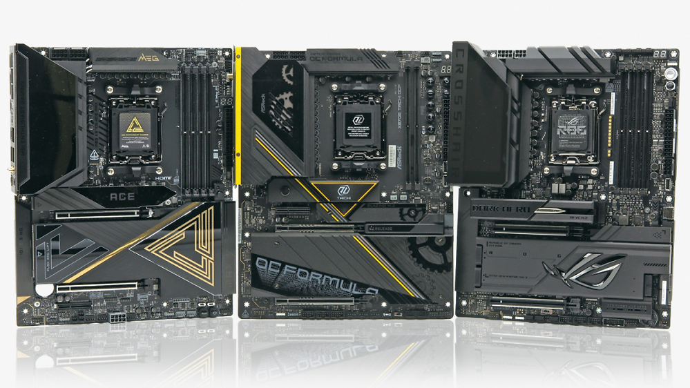  Nachschub für 9850X3D & Co: Drei neue X870E-Luxus-Mainboards im Test