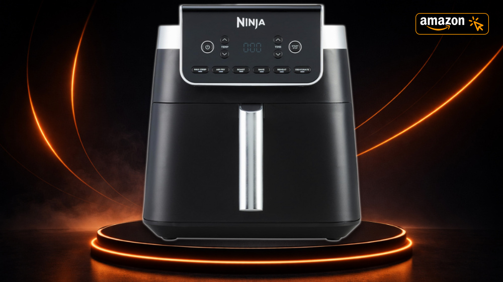 Hammer-Deal mit Ansage: Amazon haut große Ninja Heißluftfritteuse für 99,99 € befristet raus