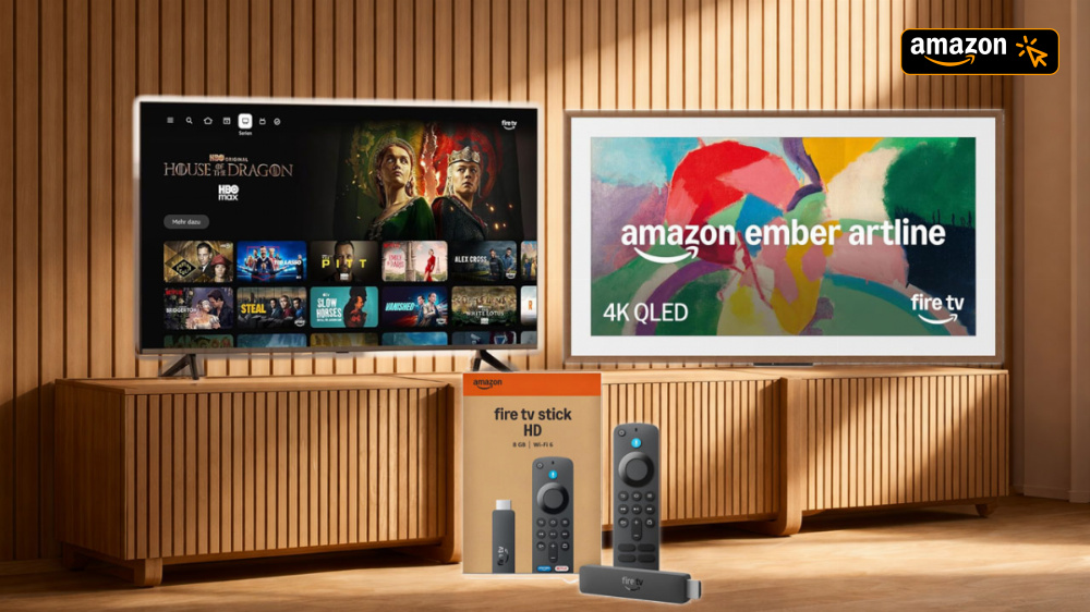 Neu bei Amazon | Fernseher mit Kunst & neuer Fire TV Stick erstmals mit USB-C
