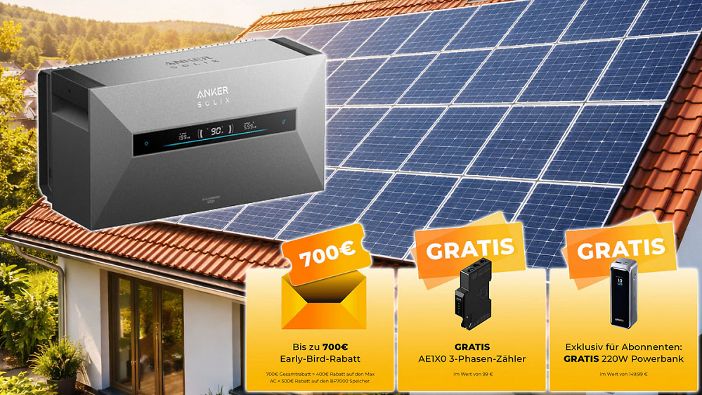 Nachrüstbare Power für PV & Balkon: Anker Max AC mit 7 kWh und starken Vorbestellerboni