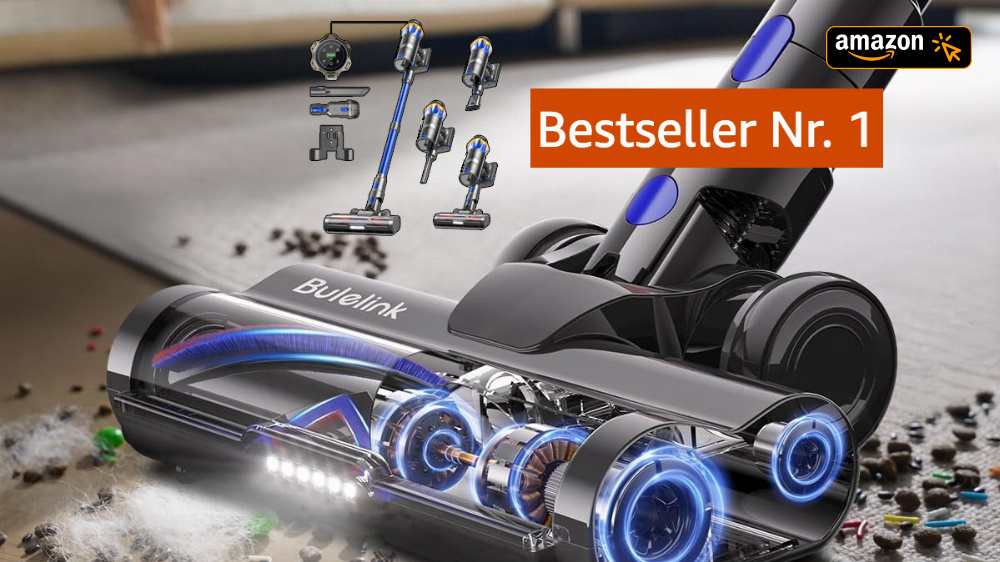 Amazon-Hit: Akku-Staubsauger macht Schluss mit Haarverfilzungen - jetzt nur 135€