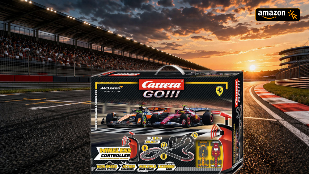Solange der Vorrat reicht zum Amazon-Tiefstpreis | Carrera Go mit F1-Weltmeistern