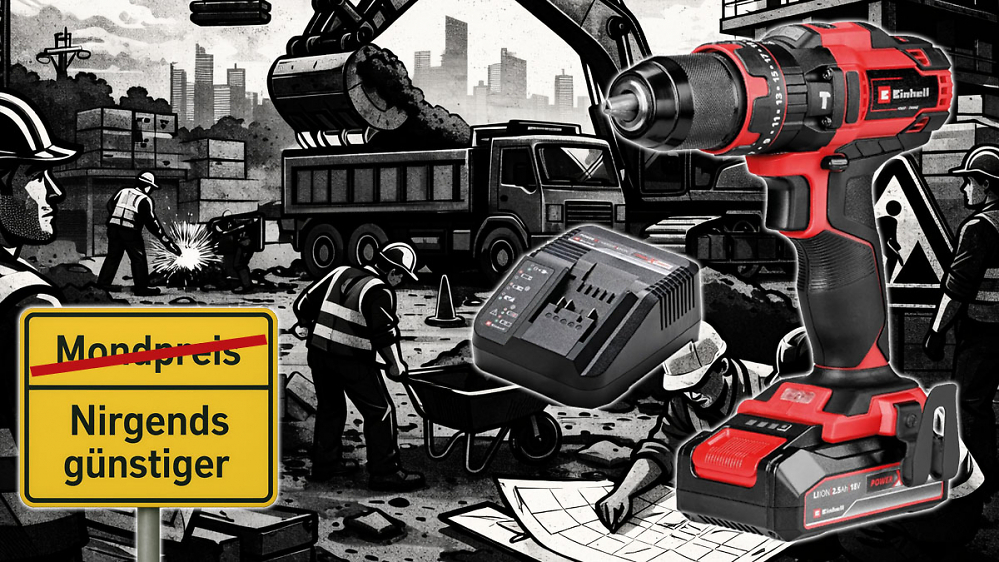 Viel gekauft, 18-Akku dabei: Einhell Schlagschrauber Set fällt auf 50 € - bei Amazon auch Testsieger günstiger