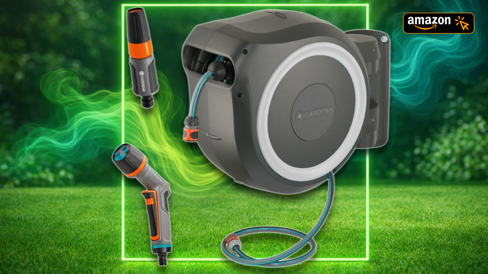 Brause & Spritze im Bundle: Amazon reduziert Gardena RollUp mit 30-Meter-Gartenschlauch jetzt befristet