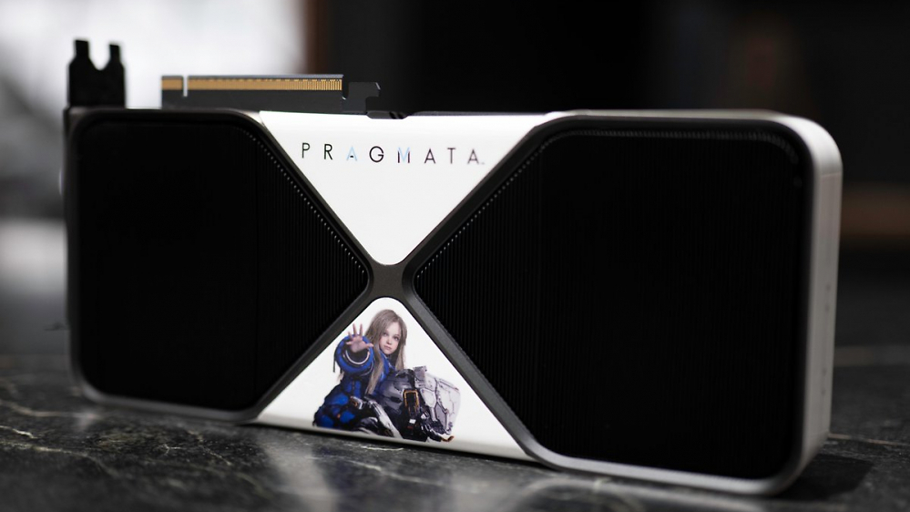 Geforce RTX 5090: Unikat im Design von Pragmata zu gewinnen