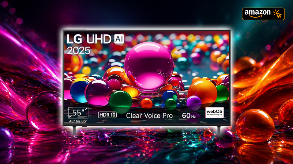 Neuer Tiefstpreis bei Amazon: 55-Zoll-TV von LG günstig wie noch nie im Angebot
