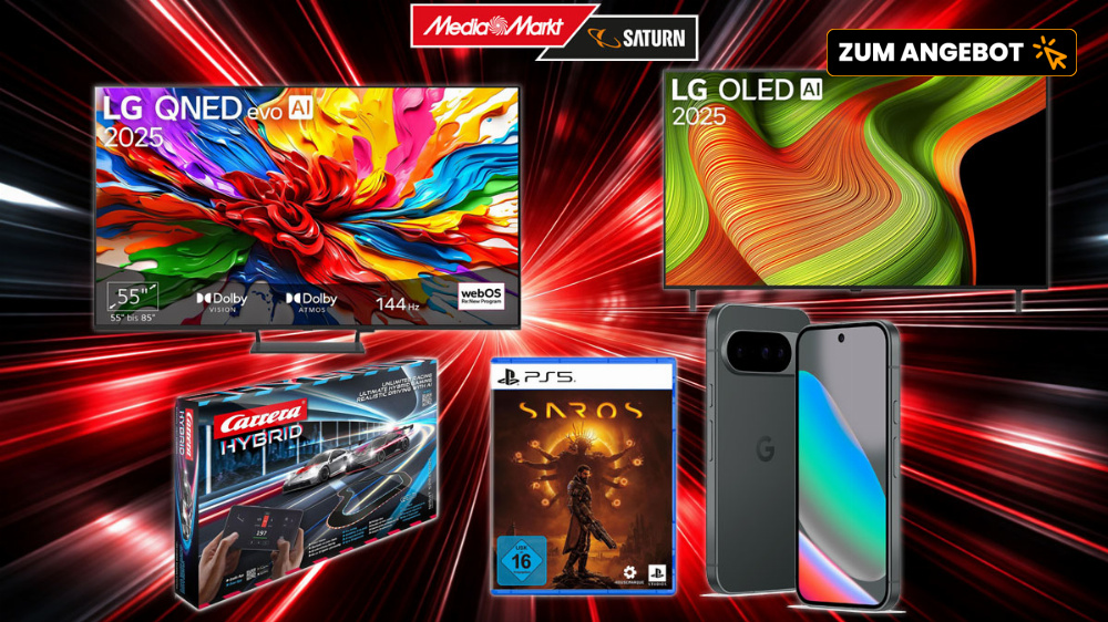 Let's Go Deals mit -56% | MediaMarkt mit Bestpreisen bei LG-TVs, PS5-Spiel Saros und mehr