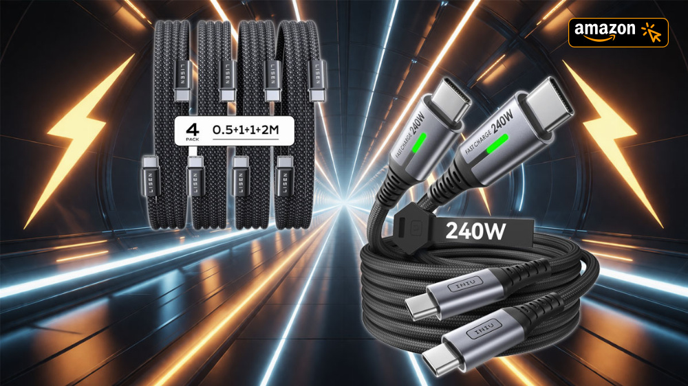 Nur 1,58 Euro pro USB-C-Kabel: Schnellladekabel für Laptops, Galaxy S26 und Co.