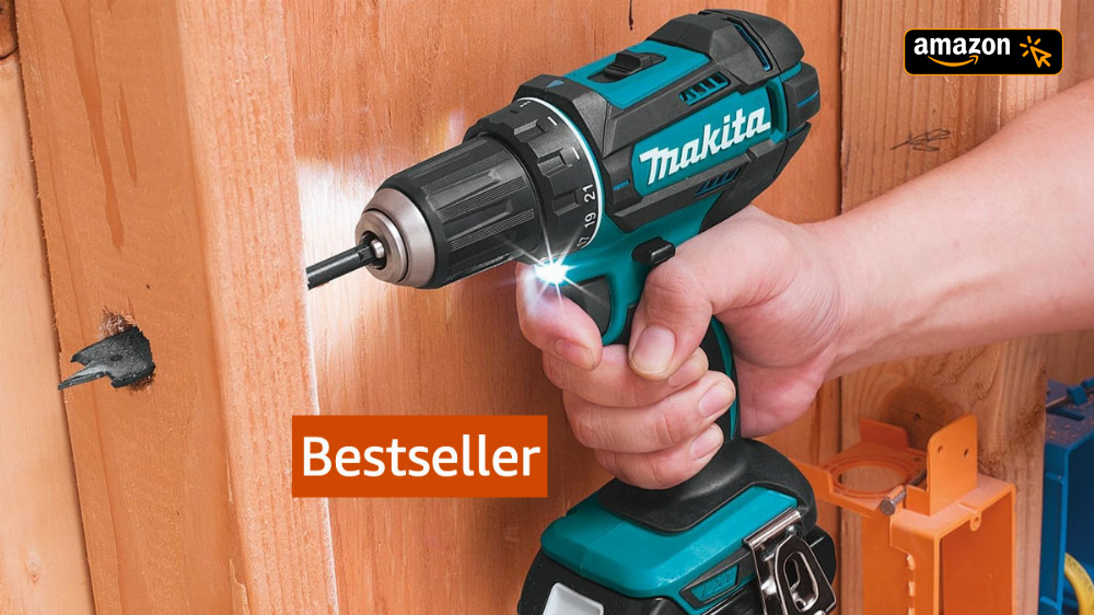 Meistverkaufter Akkuschrauber nur 64€: Makita 18V Bohrschrauber bei Amazon günstiger als im Baumarkt