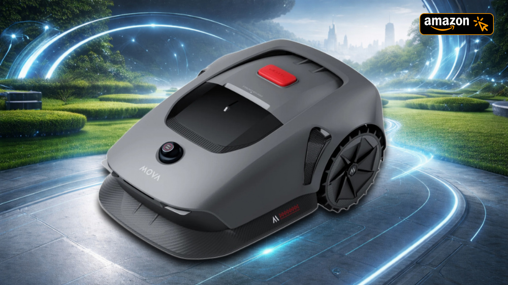 Kein Begrenzungskabel, über 400 € billiger: Amazon senkt Mova 600 LiDAR-Mähroboter deutlich