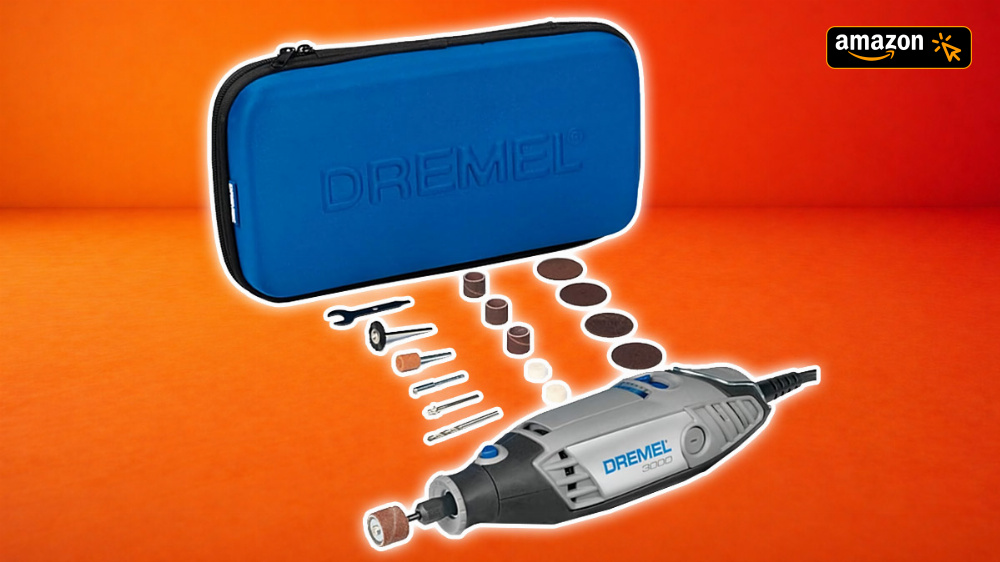 Höchster Rabatt seit Jahren für Dremel 3000: Multifunktionswerkzeug mit Zubehör-Set bei Amazon