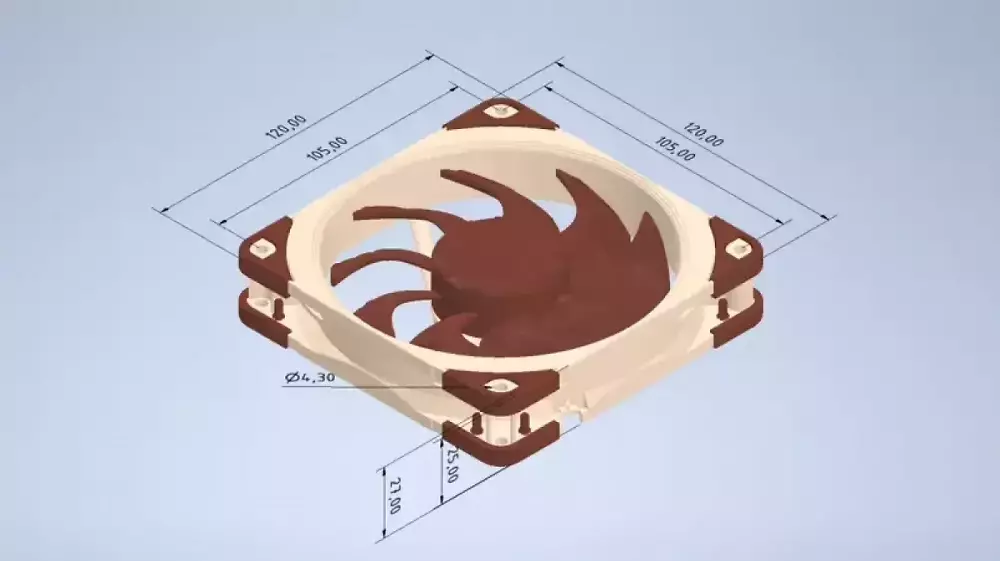 Noctua: CAD-Modelle für Lüfter offiziell zum Download bereit