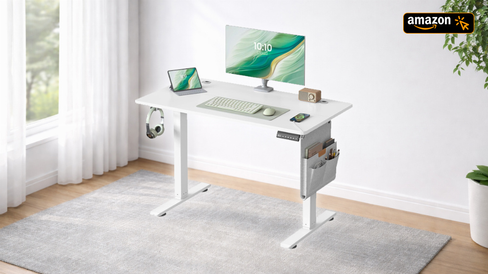 Höhenverstellbarer Schreibtisch zum Sparpreis: Bei Amazon für keine 60 Euro