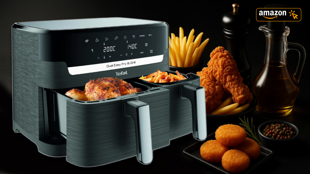 Preisduell mit der Ninja Dual Zone: Tefal kostet 70 € weniger und reduziert heißen Airfryer-Topseller