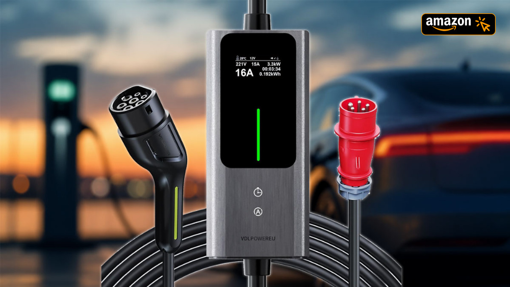 Bei Amazon nie günstiger! Mobile Ladelösung für E-Autos kurze Zeit doppelt rabattiert