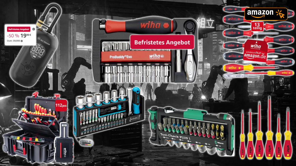 Wera Tool-Check und Hazet Smartholder zu teuer? Wihas Alternative ist befristet klar günstiger