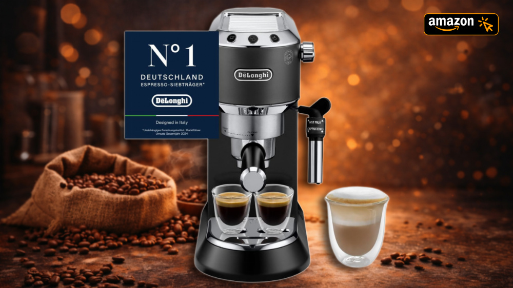 35 % Rabatt reichen offenbar schon: Diese DeLonghi-Kaffeemaschine wird bei Amazon gerade stark nachgefragt