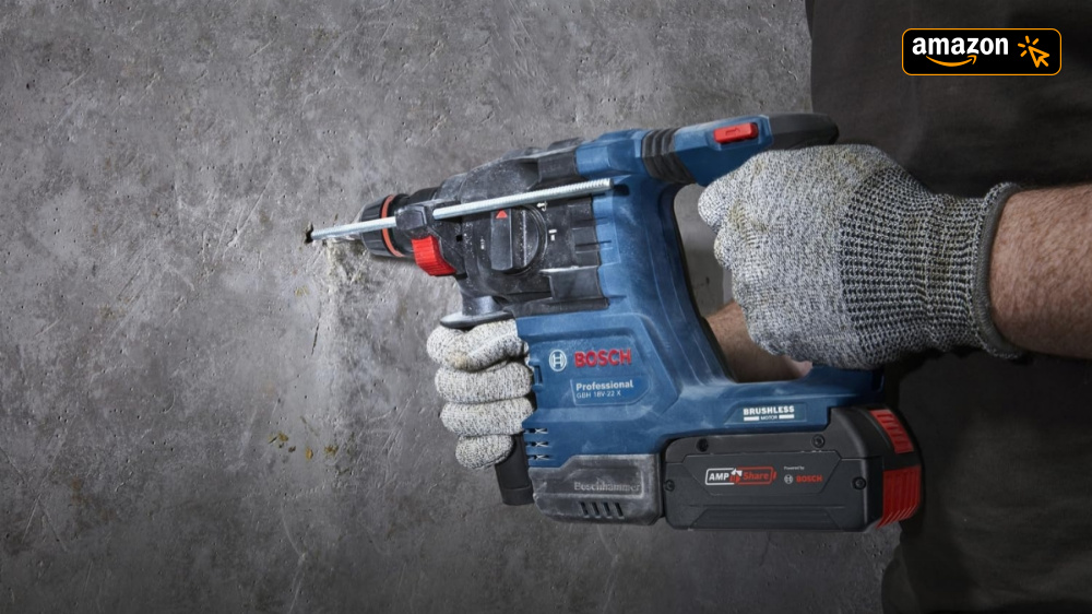Amazon stellt auf Bestpreis: Bosch Akku-Bohrhammer 18V - solange Aktionsvorrat reicht