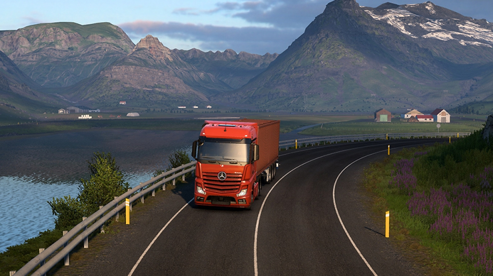 Euro Truck Simulator 2: Entwickler zeigen atemberaubende Landschaft im Island-DLC