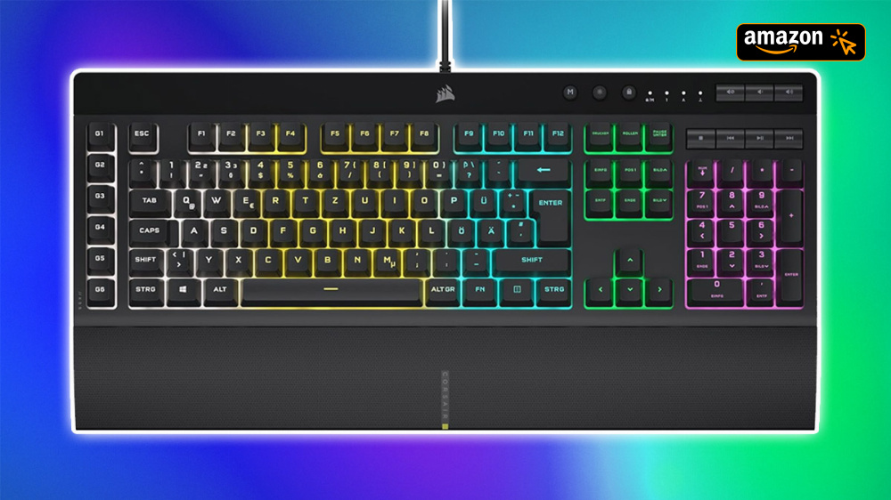 Nur noch heute: Corsair K55 RGB Pro zum besten Preis seit dem Prime Day im Vorjahr