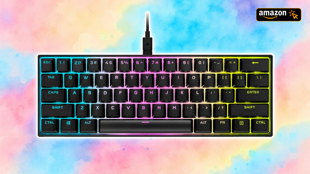 Schwarz statt Weiß spart fast 70 Euro: Tastatur Corsair K65 RGB Mini günstiger als je zuvor